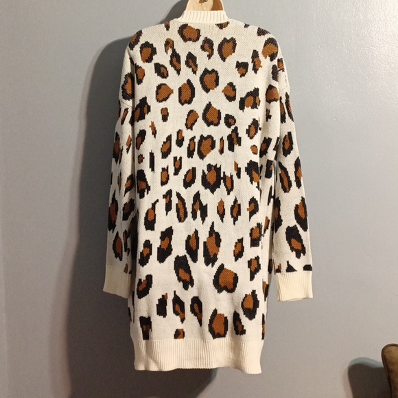 Leopard 🐆 print women's XL cardigan - Picture 10 of 16